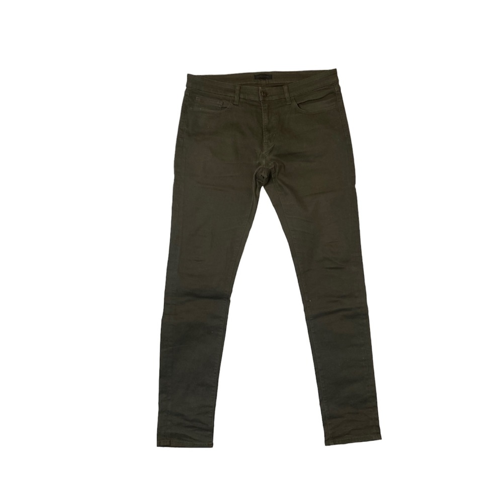Olive Skinny Chinos by Uniqlo Jeans